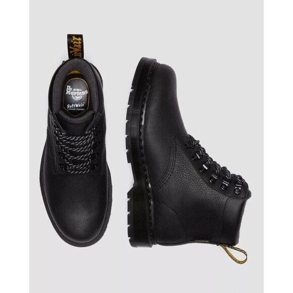 Dr. Martens 939 Trinity Waterproof Black Lace Up Boots Leather Men 8 / 41 NEW main image 9